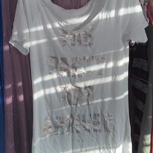 Pink Victoria secrets boy friends shirt